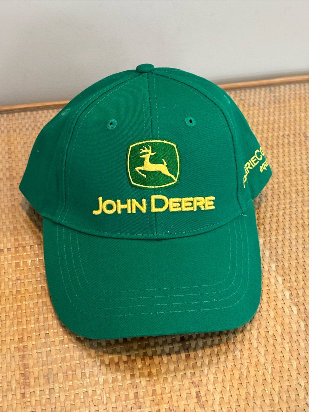 John Deere baseball cap 100% cotton new!